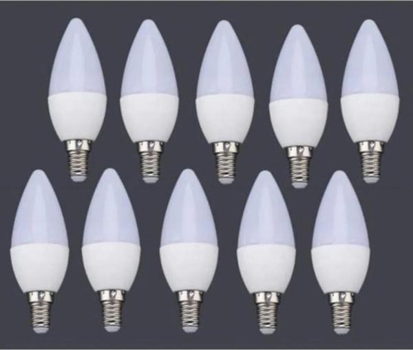 5-7w Buji Led 10'lu Ampul Beyaz Işık - Image 1