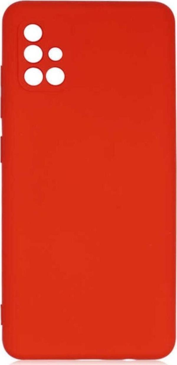 Coverzone Galaxy A51 Kılıf Delux Silkytermoplastik Kılıf Koyu Pembe - Image 1