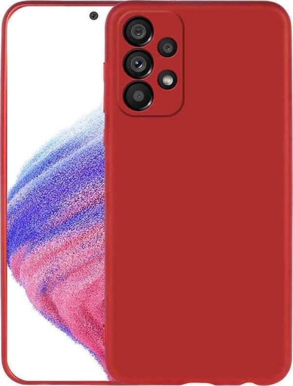 Coverzone Galaxy A33 5g Ile Uyumlu Kılıf Premier Silikon Kapak Kırmızı - Image 1