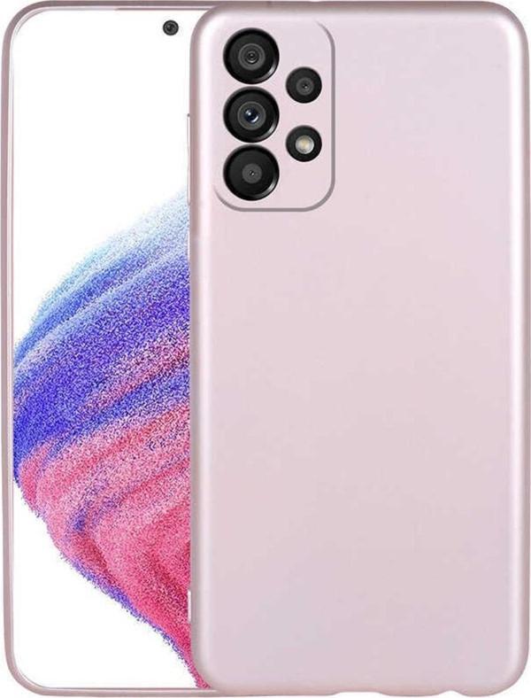 Coverzone Galaxy A33 5g Ile Uyumlu Kılıf Premier Silikon Kapak Rosegold - Image 1
