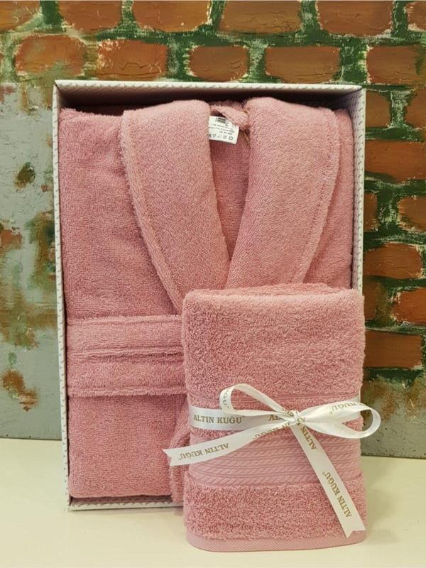 Özdilek Trendy Şalyaka Bornoz Baş Havlusu- Pembe - Image 1