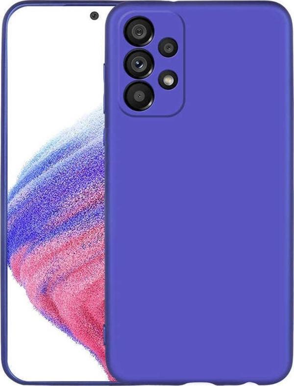 Coverzone Galaxy A33 5g Ile Uyumlu Kılıf Premier Silikon Kapak Saks Mavisi - Image 1