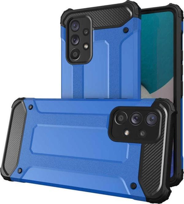 Coverzone Galaxy A33 5g Ile Uyumlu Kılıf Shockproof Zırh Koruma Mavi - Image 1
