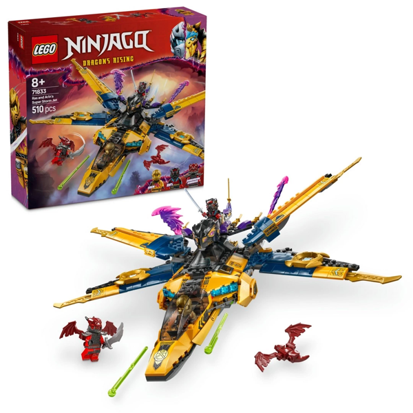 LEGO NINJAGO Ras ve Arin'in Süper Fırtına Jeti 71833 - Image 1