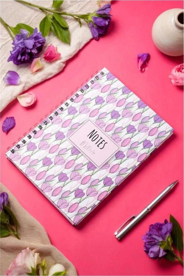 My Mia Art Tulip-Big 17X24 Çizgili Defter - Image 1