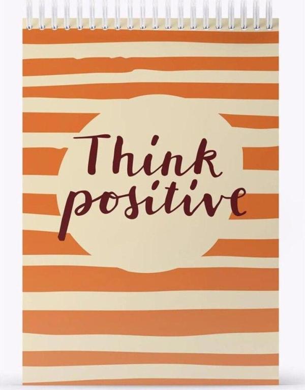 My Mia Art Think Positive 12X17 Çizgisiz Defter - Image 1