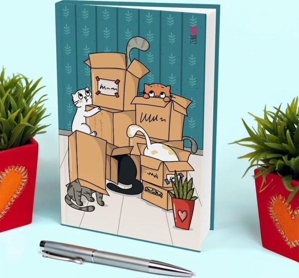 Thinkbook Şuşu Gama Sert Kapak Defter, 14X20 Cm - Image 1