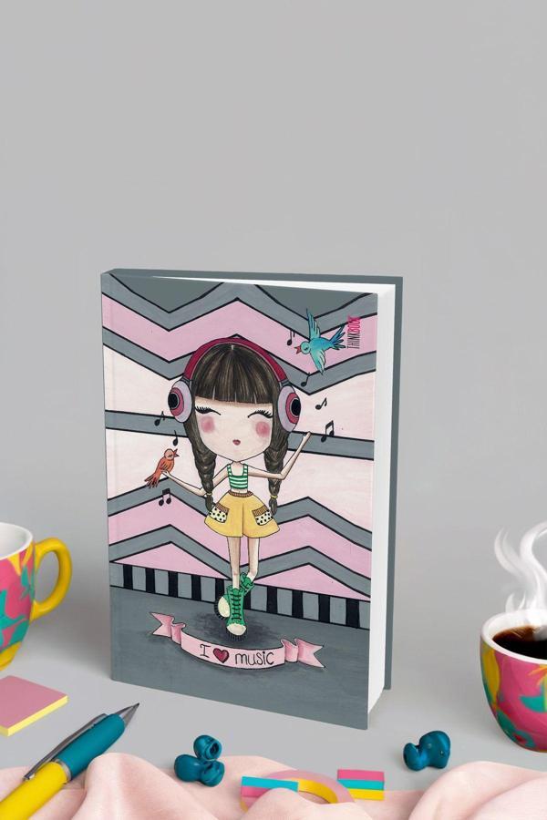 Thinkbook Pörsi Alya Sert Kapak Defter, 14X20 Cm - Image 1