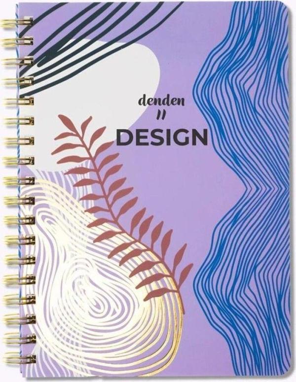 Denden Redactar Mor 17X24 Çizgili Defter - Image 1