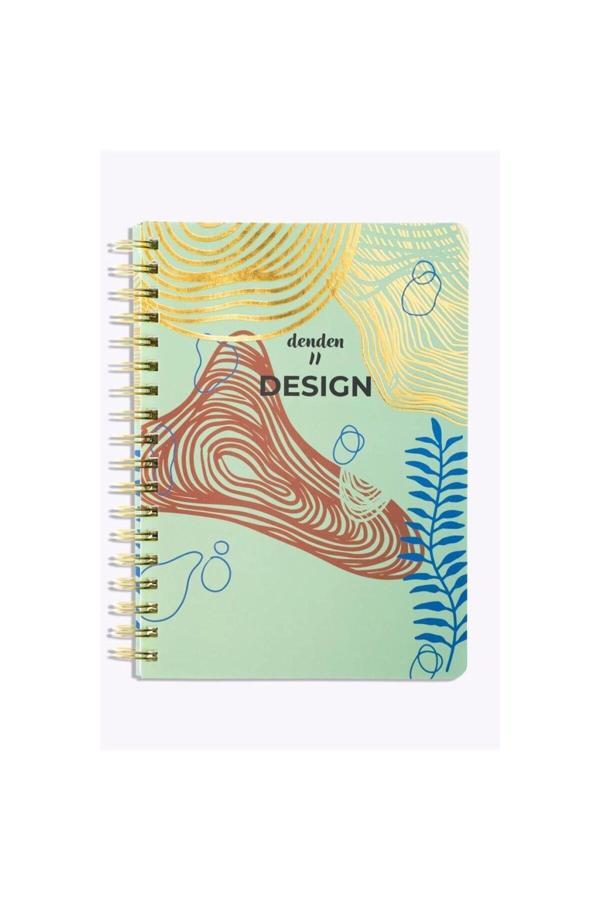 Denden Redactar Yeşil 17X24 Çizgili Defter - Image 1