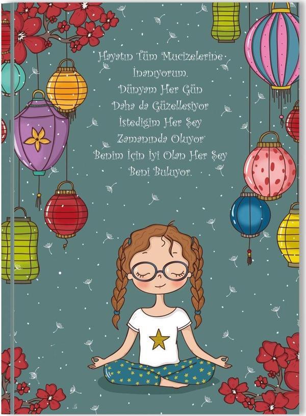 Melimelek Ceyda Düvenci Butik Defter "Hayatın Tüm Mucizelerine İnanıyorum..." 12X17 Cm - Image 1