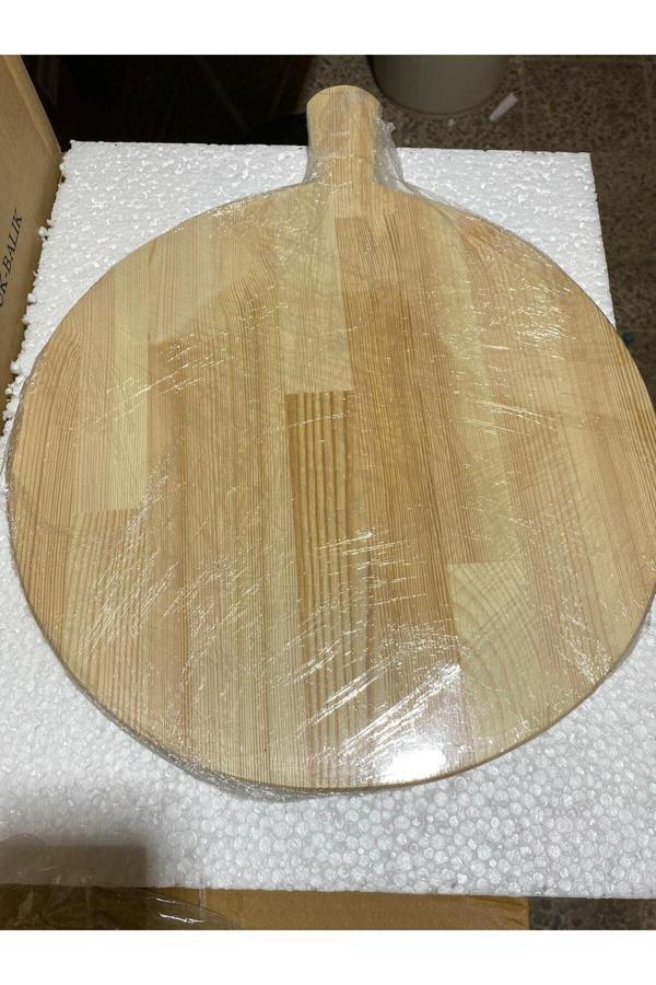Sgm Hamaratım 40 Cm Ahşap Hamur Açma Ve Bazlama Tahtası (Senit , Bazlama , Hamur Açma) - Image 1