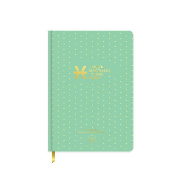 Hisli Şeyler A5 96 Yp.Çizgili Sert Kapak Ciltli Defter-Balık Burcu - Image 1