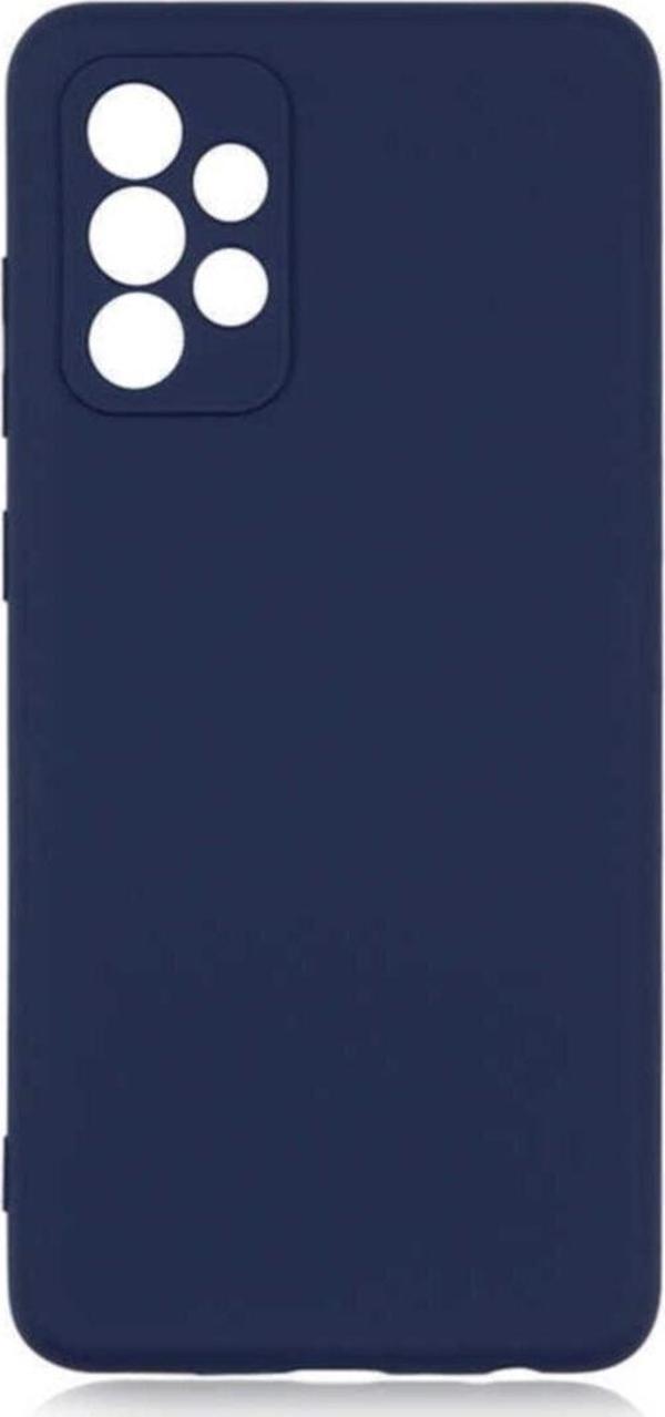 Coverzone Galaxy A72 Kılıf Delux Silkytermoplastik Kılıf Lacivert - Image 1