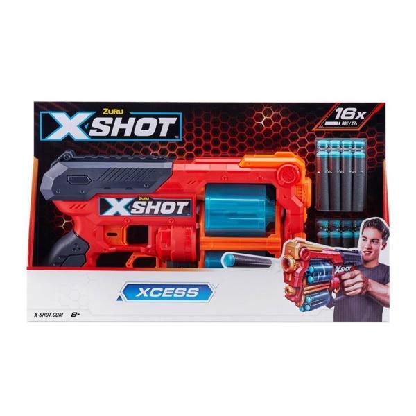 36737 Zuru X Shot Sünger Atan Excel-Xcess 16 Mermili Silah - Image 1
