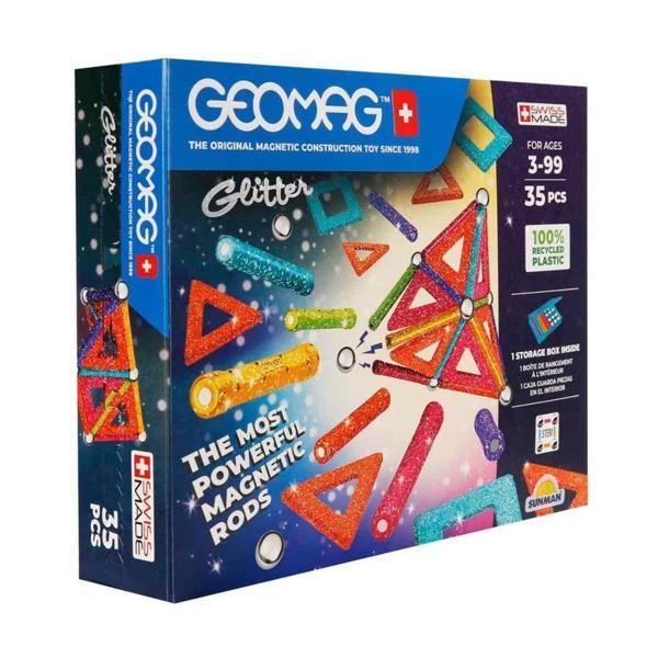 0535 Geomag Glitter Manyetik Zeka Oyunu 35 Parça - Image 1