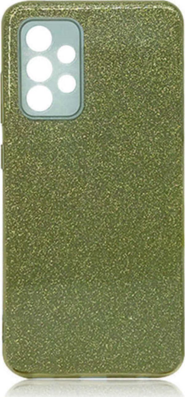 Coverzone Galaxy A72 Kılıf Parlak Shine Silikon Gold - Image 1