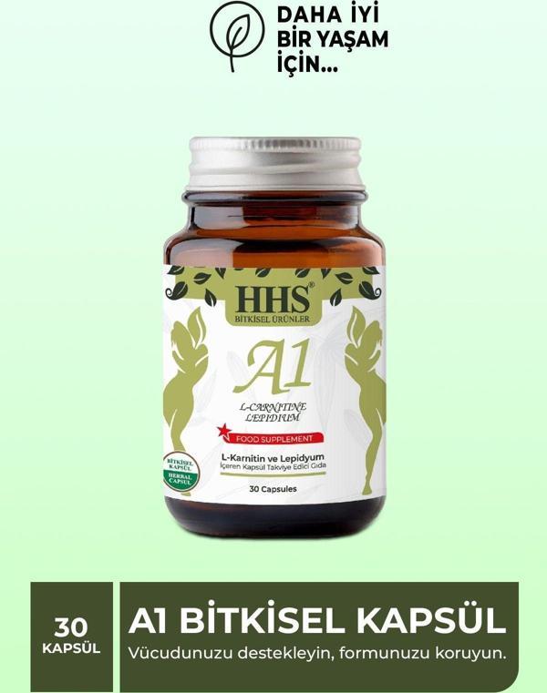 Hhs A1 L-carnitine Lepıdıum Bitkisel Diyet Kapsül - Image 1