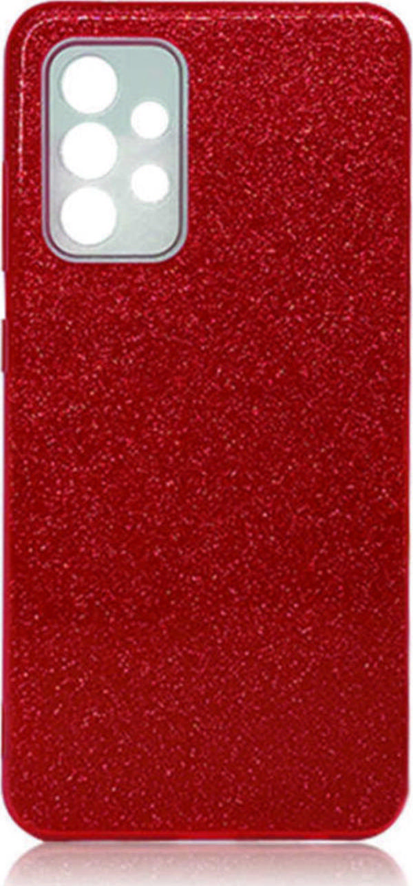 Coverzone Galaxy A72 Kılıf Parlak Shine Silikon Kırmızı - Image 1