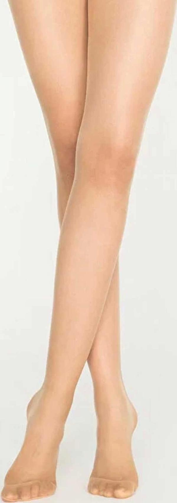 3 Adet Parlak Fit 15 Likralı Külotlu Çorap Açık Ten - Image 1