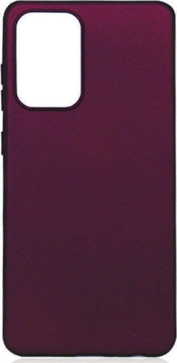 Coverzone Galaxy A72 Premier Silikon Arka Kapak Kılıf Mürdüm - Image 1