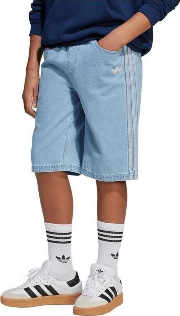adidas Çocuk  Mavi  Şort DENIM GFX SHORT JZ9938 - Image 1