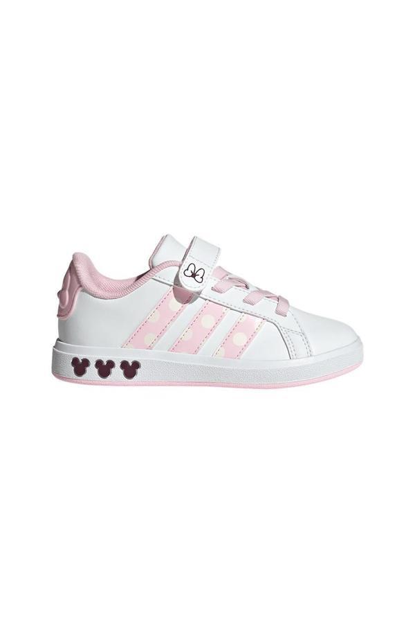 adidas Beyaz Çocuk   Yürüyüş Ayakkabısı GRAND COURT MINNIE EL K JR8134 - Image 1