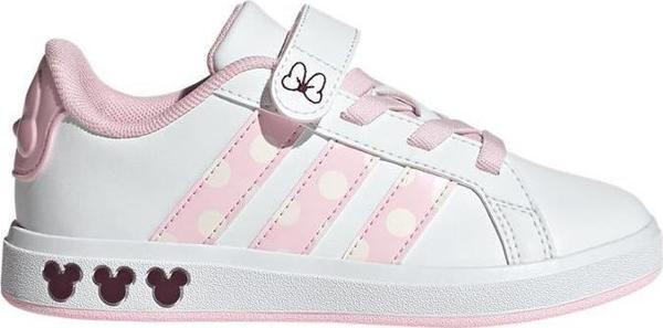 adidas Beyaz Çocuk   Yürüyüş Ayakkabısı GRAND COURT MINNIE EL K JR8134 - Image 1