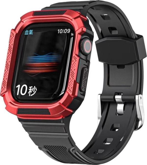 Coverzone Watch 5 Uyumlu Double Protect 38-40 mm Firmino Antishok Kordon Kırmızı - Image 1
