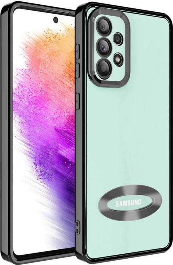 Coverzone Galaxy A53 5g Ile Uyumlu Kılıf Kamera Korumalı Logo Gösteren Colored Z-omega Siyah - Image 1