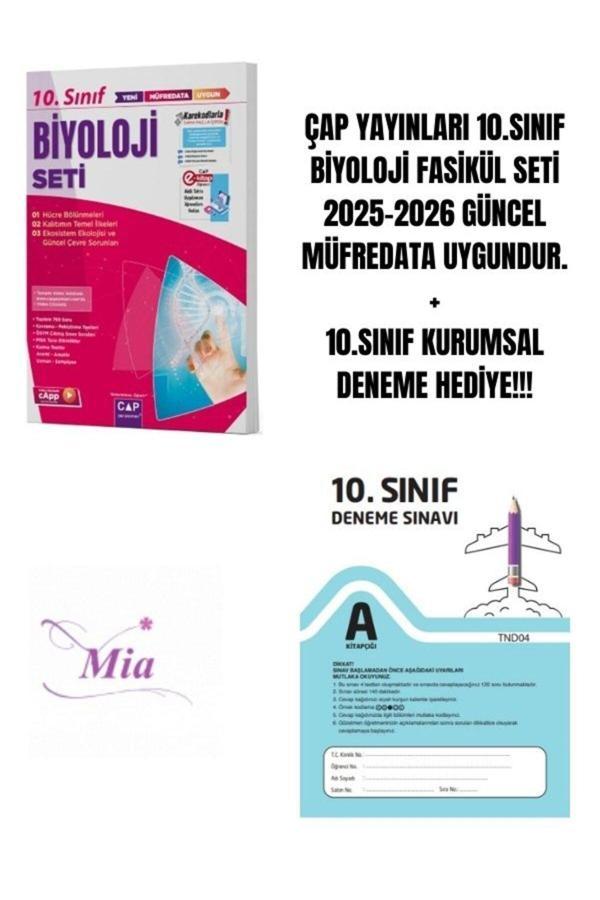 ÇAP YAYINLARI 10.SINIF BİYOLOJİ FASİKÜL SETİ HEDİYELİ - Image 1