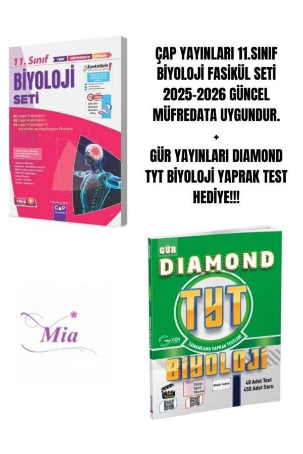 ÇAP YAYINLARI 11.SINIF BİYOLOJİ FASİKÜL SETİ HEDİYELİ - Image 1