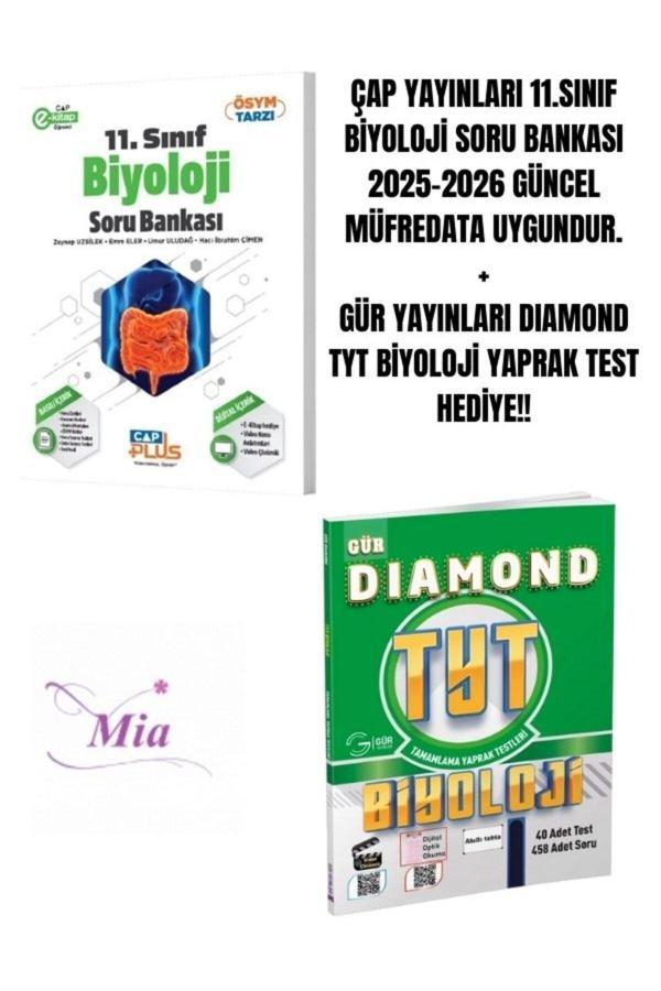 ÇAP YAYINLARI 11.SINIF BİYOLOJİ SORU BANKASI HEDİYELİ - Image 1