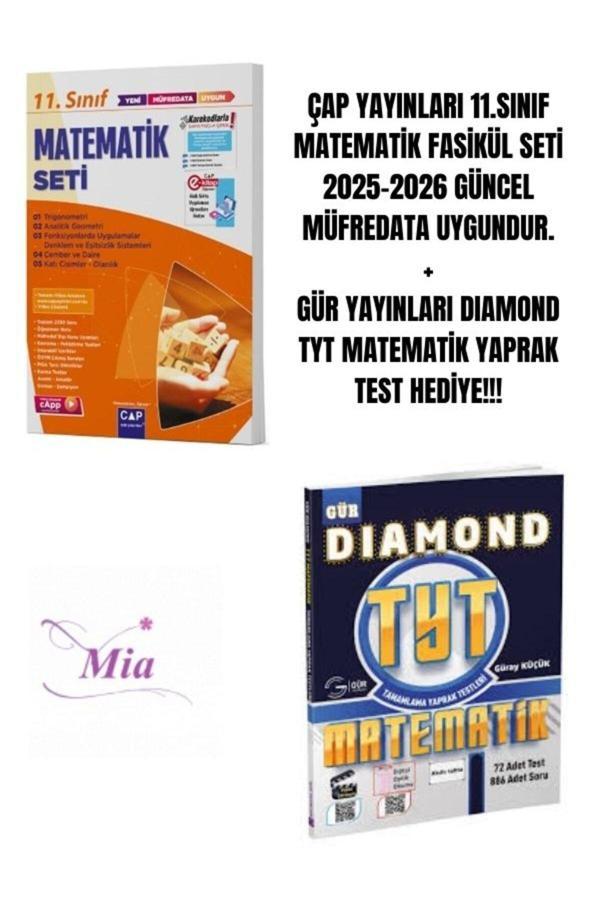 ÇAP YAYINLARI 11.SINIF MATEMATİK FASİKÜL SETİ HEDİYELİ - Image 1