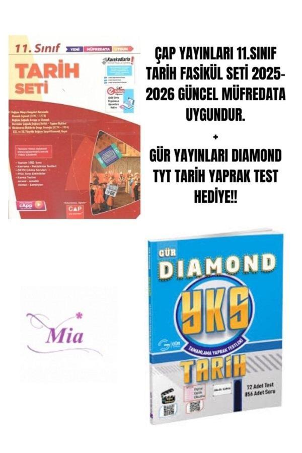 ÇAP YAYINLARI 11.SINIF TARİH FASİKÜL SETİ HEDİYELİ - Image 1