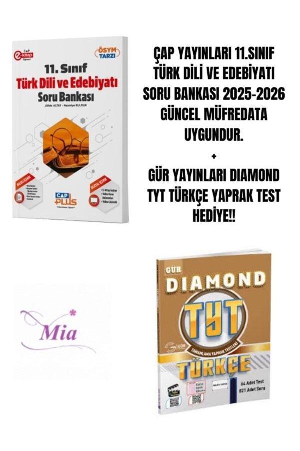 ÇAP YAYINLARI 11.SINIF TÜRK DİLİ VE EDEBİYATI SORU BANKASI HEDİYELİ - Image 1