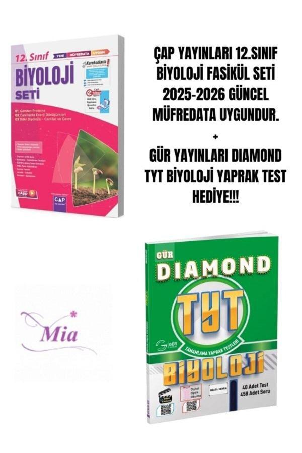 ÇAP YAYINLARI 12.SINIF BİYOLOJİ FASİKÜL SETİ HEDİYELİ - Image 1