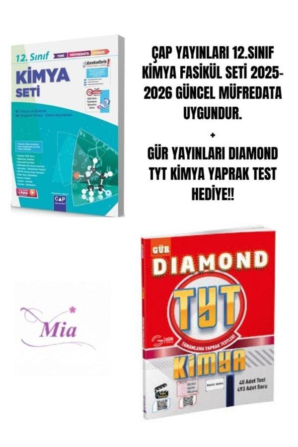 ÇAP YAYINLARI 12.SINIF KİMYA FASİKÜL SETİ HEDİYELİ - Image 1