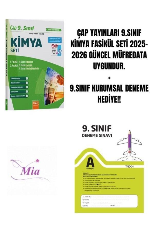 ÇAP YAYINLARI 9.SINIF KİMYA FASİKÜL SET HEDİYELİ - Image 1