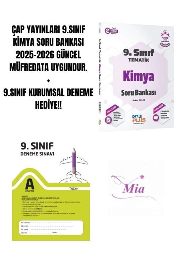 ÇAP YAYINLARI 9.SINIF KİMYA SORU BANKASI HEDİYELİ - Image 1