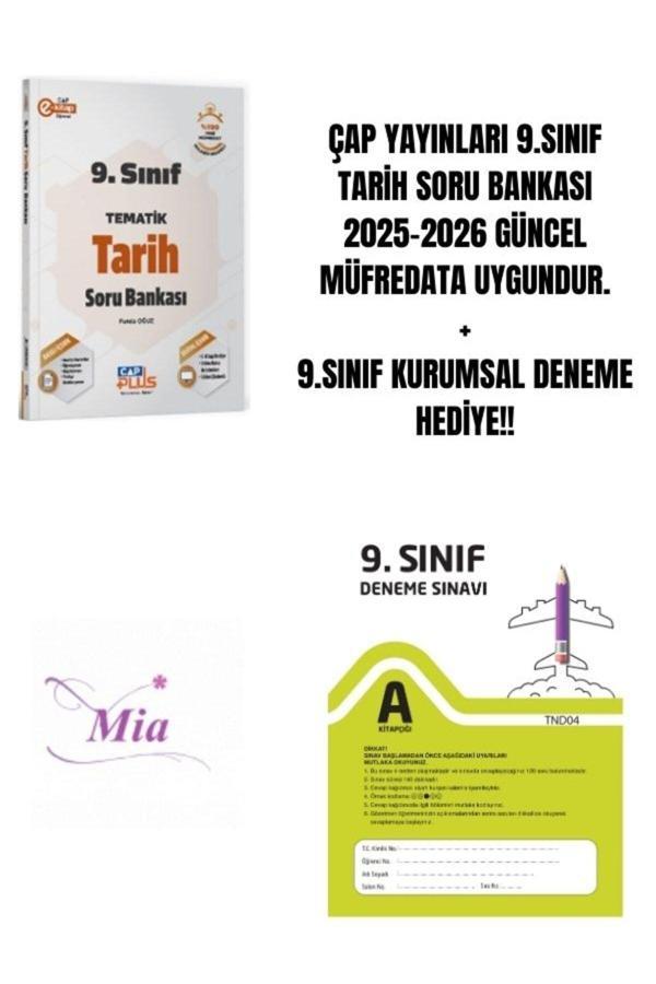 ÇAP YAYINLARI 9.SINIF TARİH SORU BANKASI HEDİYELİ - Image 1