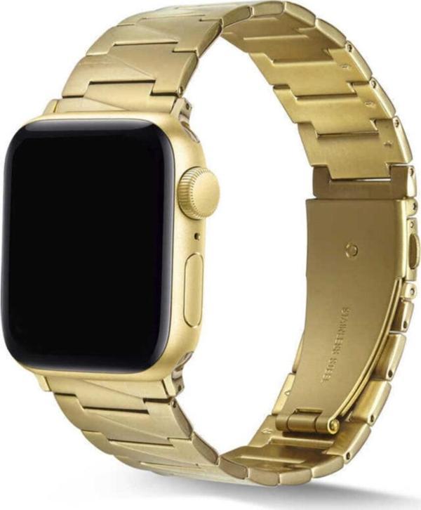 Coverzone Watch 7 41 Mm Uyumlu Z Type Model Metal Kordon Gold - Image 1