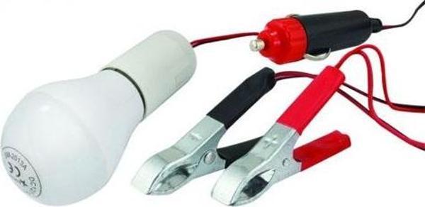 12 Volt  Çok Amaçlı Oto Seyyar Lamba Fişli ve Kıskaçlı - Image 1