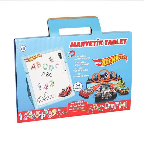 2236 HOT WHEELS MANYETİK TABLET 62 PARÇA MANYETİKLİ - Image 1
