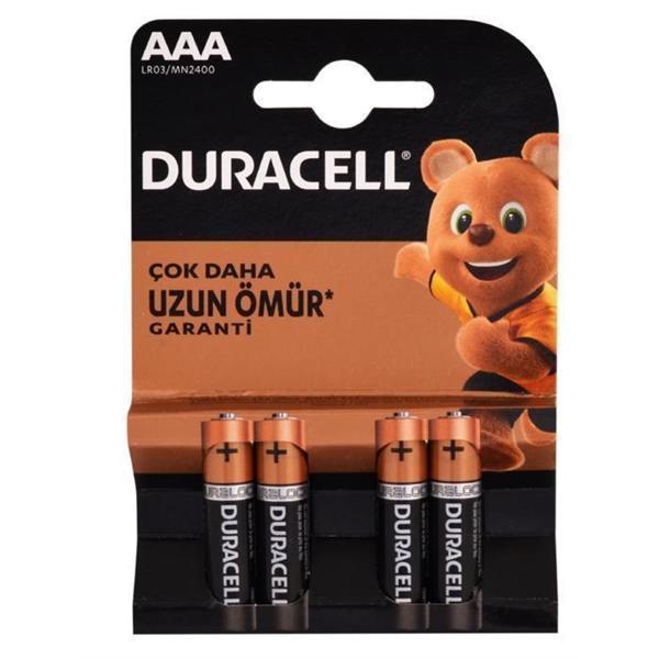 Duracell Alkalin Pil AAA 4'' lü Paket - Image 1