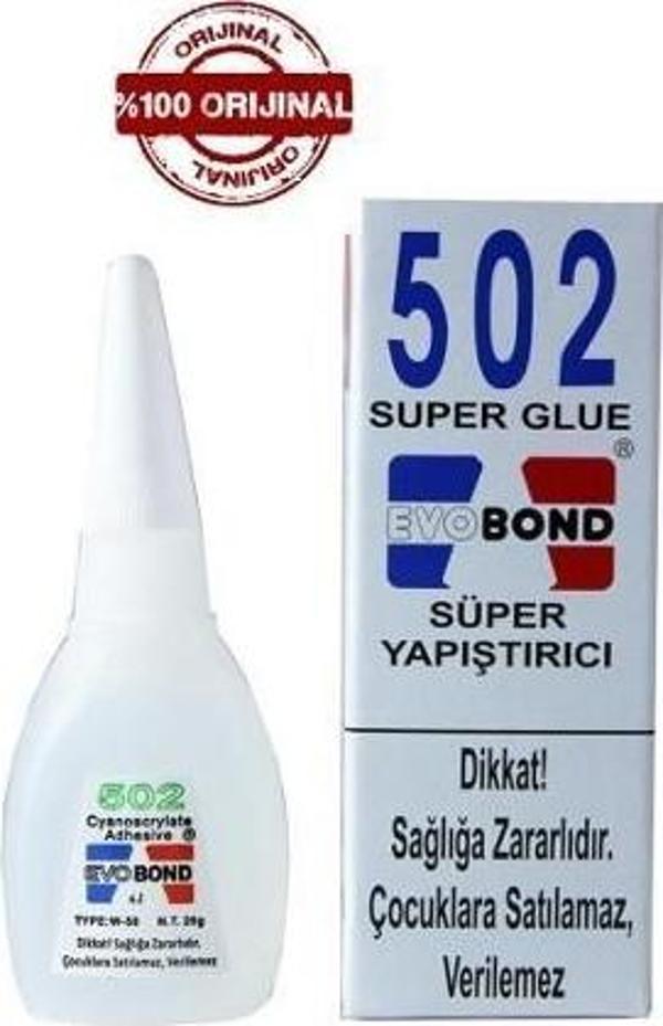 Evo Bond 502 Glue Süper Yapıştırıcı 20 gr - Image 1