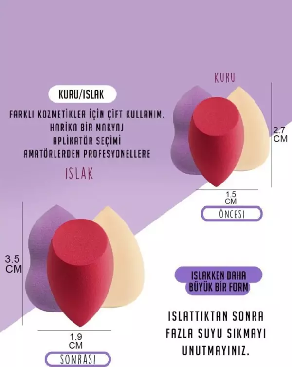 Armut Sünger Seti 4 Adet - Image 1