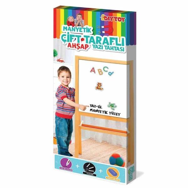 2195 AYAKLI ÇİFT TARAFLI MANYETİK AHŞAP YAZI TAHTASI - Image 1