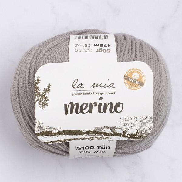 La Mia Merino Gri El Örgü İpi - L031 - 33781 - Image 1