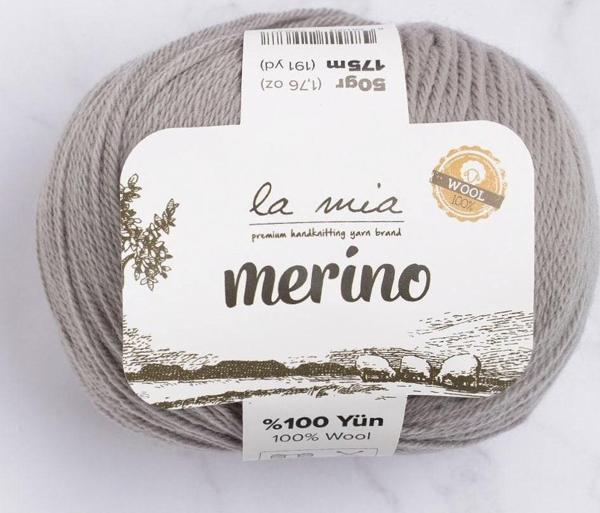 La Mia Merino Gri El Örgü İpi - L031 - 33781 - Image 1